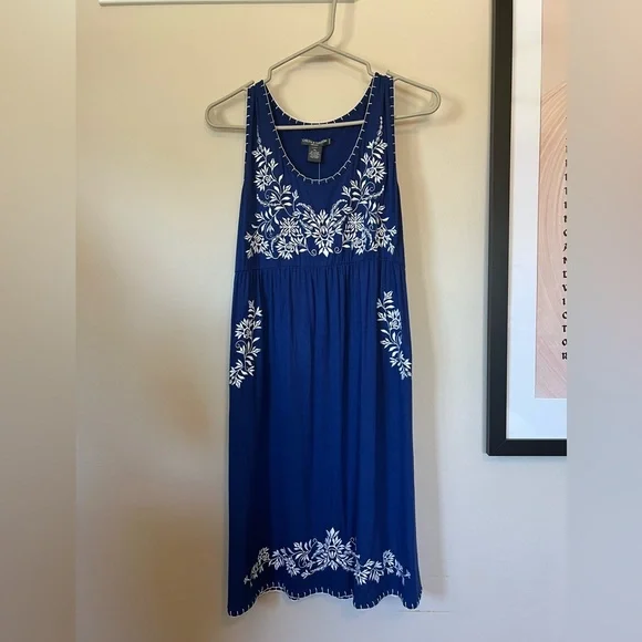 chelsea and theodore blue dress Avery Silk Maxi Dress in Cobalt Blue